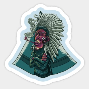 The indian chief Sticker